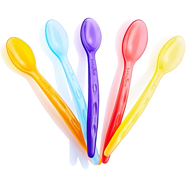 BabyJem Babylöffel Transparent 5 St 3 BabyJem Babylöffel Transparent 5 St