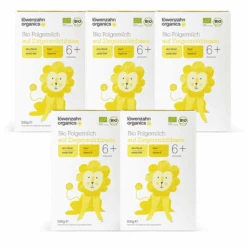 Löwenzahn Organics Bio Folgemilch 2 Auf Ziegenmilchbasis 5 X 500 G Ab Dem 6+ Monat