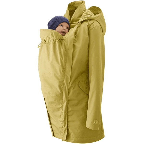 Mamalila Regen-Tragemantel Dublin Senf 8 Mamalila Regen-Tragemantel Dublin Senf – Bild 6