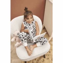 MEYCO Winterschlafsack Jumper Leopard Sand Melange -Kinder Welt Store meyco winterschlafsack jumper leopardsand melange a385538 6