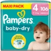 Pampers® Pampers Baby-Dry Windeln, Gr. 4, 9-14kg, Maxi Pack (1 X 106 Windeln) -Kinder Welt Store pampers baby dry windeln gr 4 9 14kg maxi pack 1 x 106 windeln a413053