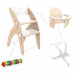 QuarttoLino® Hochstuhl Set Mini Weiß