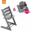 STOKKE® Tripp Trapp® Hochstuhl Buche Storm Grey + Gratis Baby Set Storm Grey -Kinder Welt Store stokke tripp trapp hochstuhl buche storm grey gratis baby set storm grey a332357